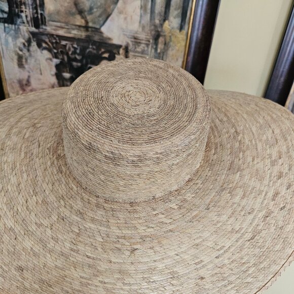 Lack of Color Hat, 100% Palm Leaf. Made in Mexico, Size L/XL, Ultra wide - Picture 7 of 12
